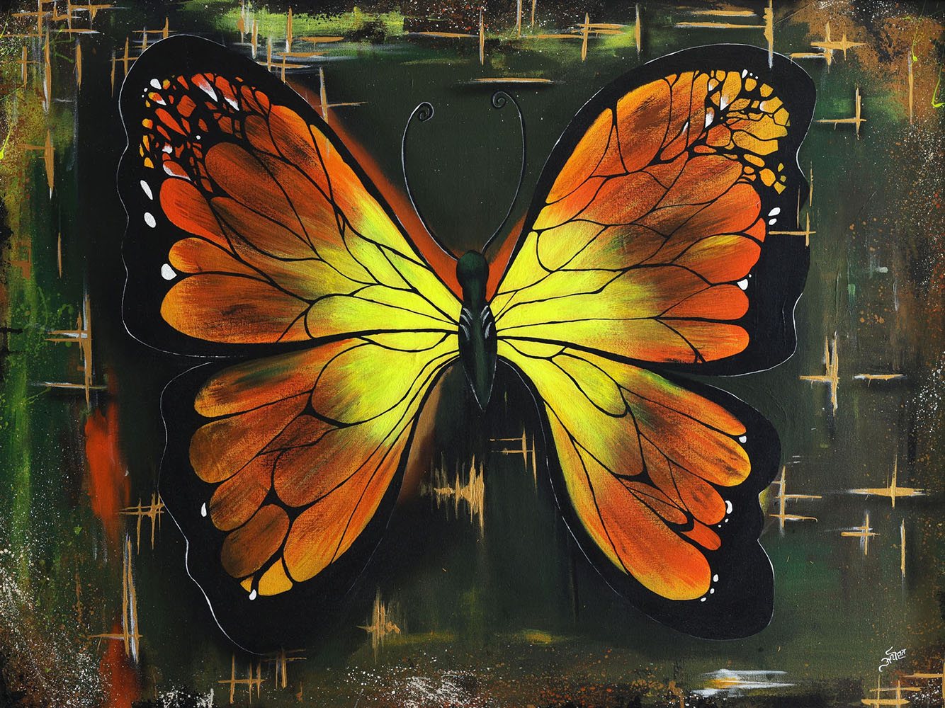  Painting of a Butterfly