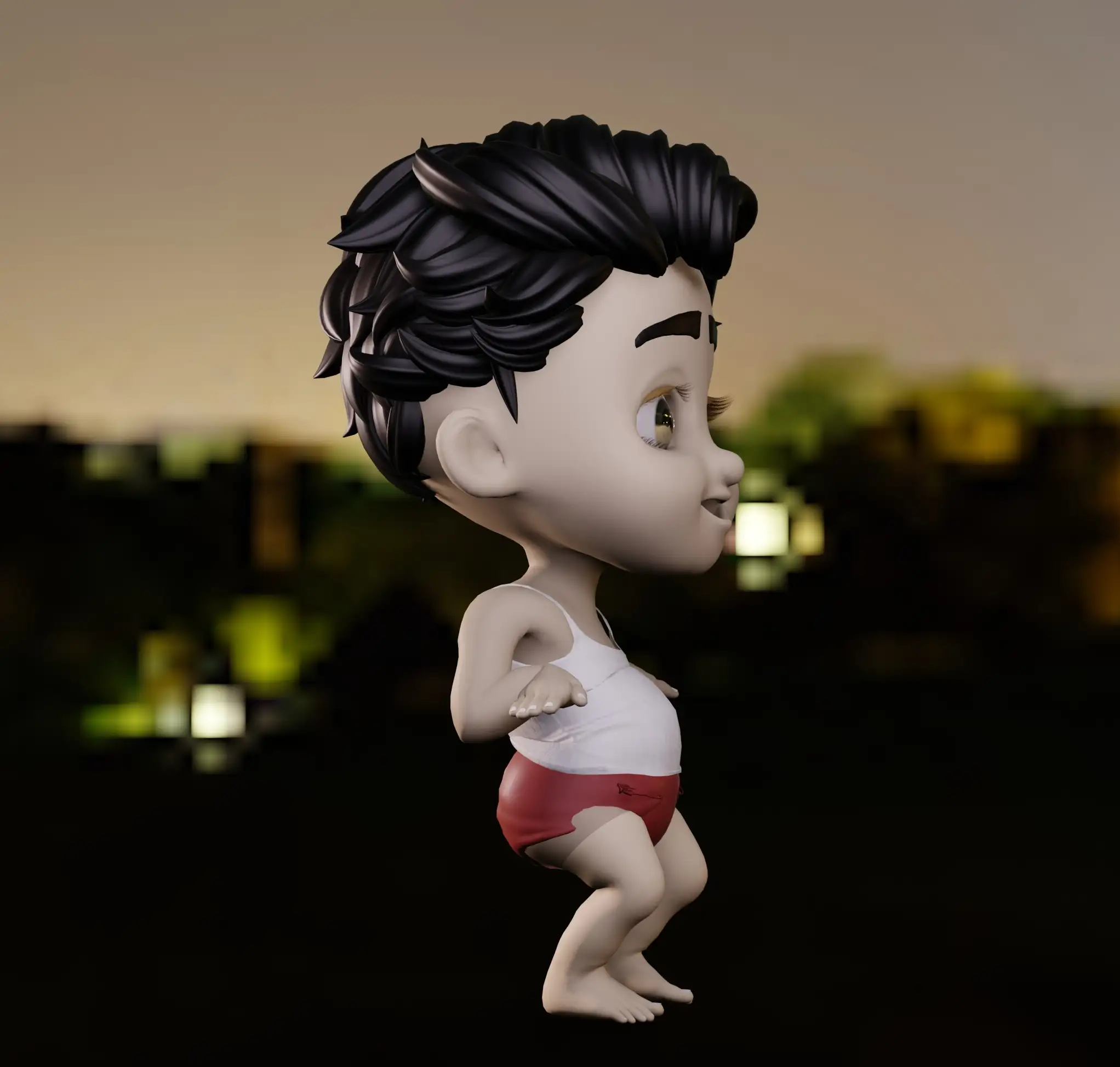 Stylized Child Character