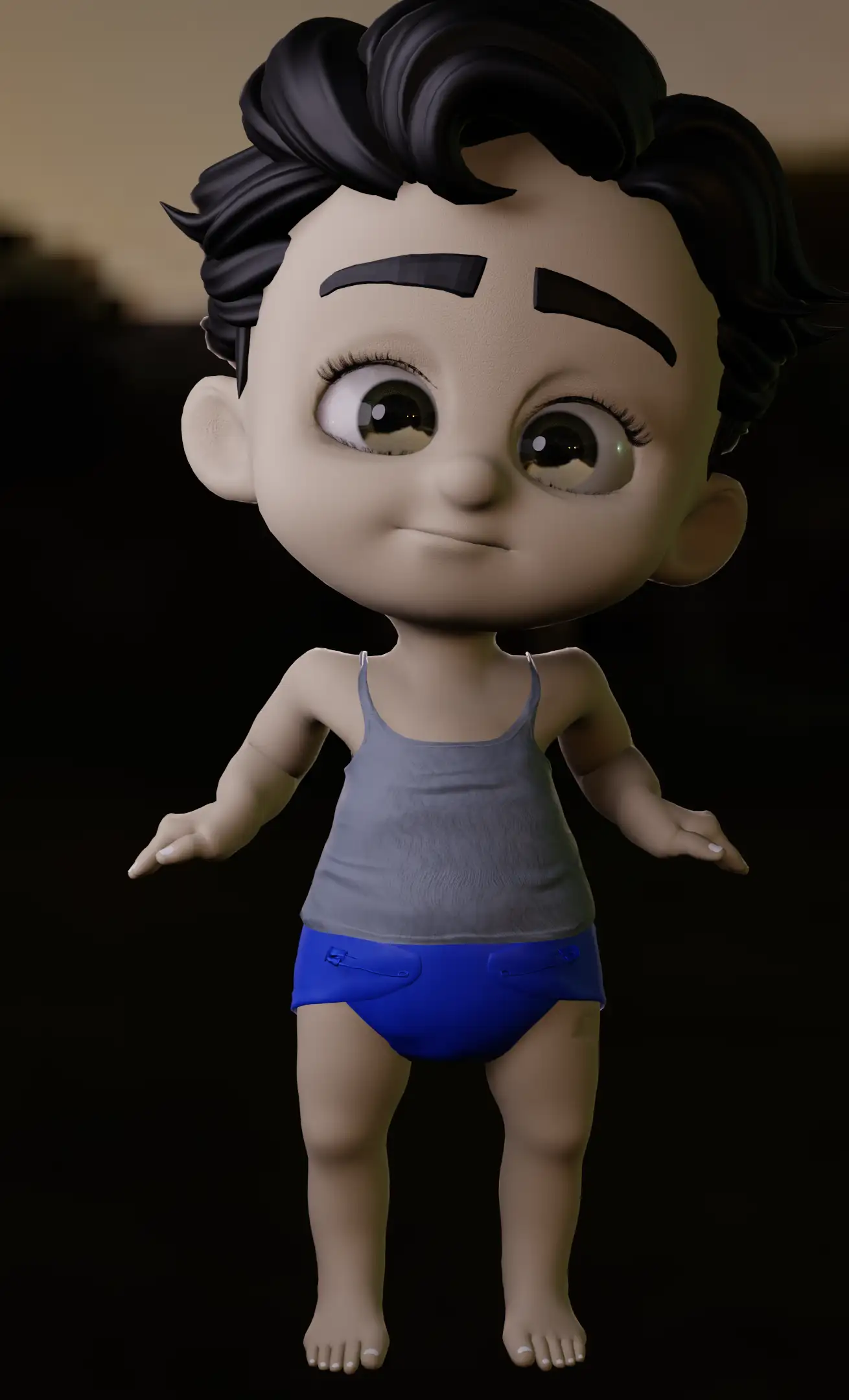 Stylized Child Character