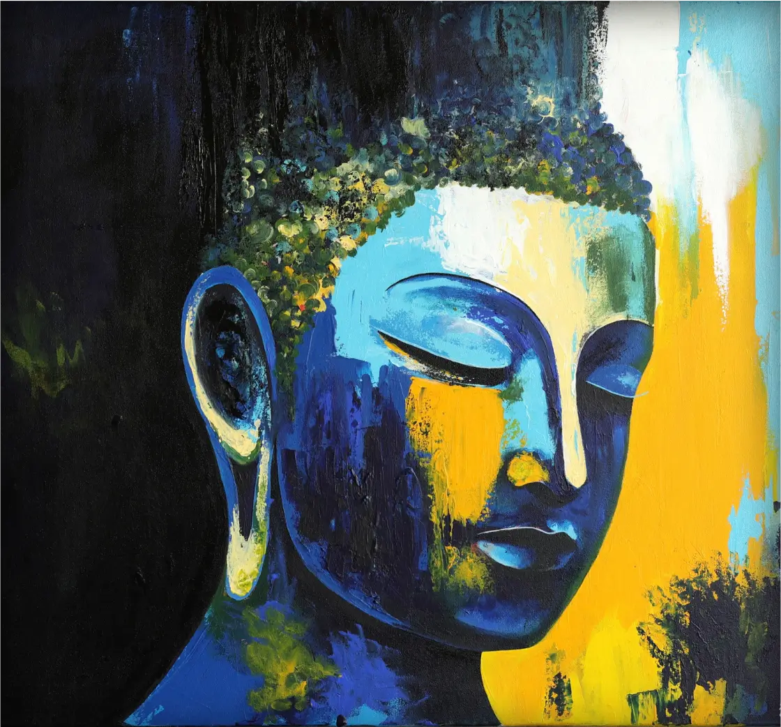 An invisible work of the mind, after seeing which a person feels happy.